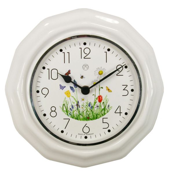 Quarz-Küchenuhr / Wiese