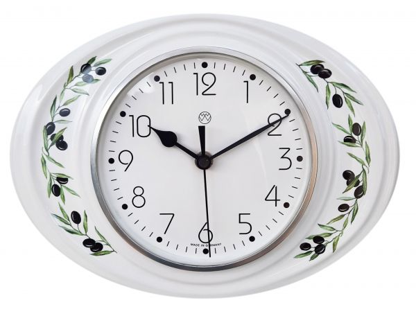 Funk-Küchenuhr / schwarze Oliven