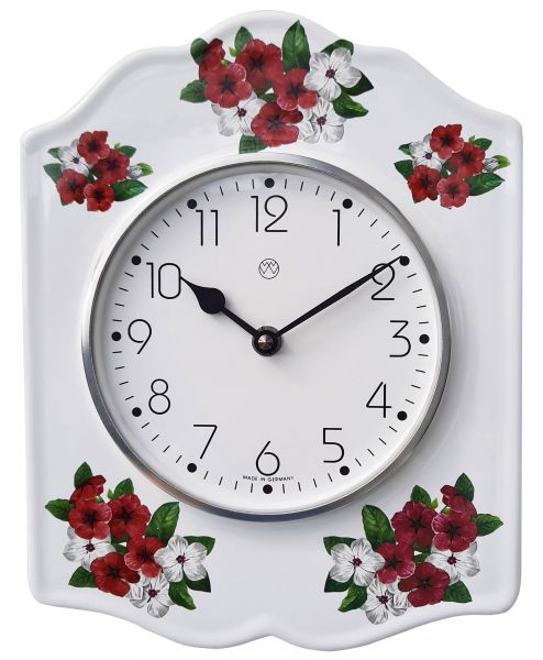 Quarz-Küchenuhr / Blüten