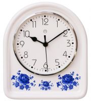 Funk-Küchenuhr / blaue Blume Funk-Küchenuhr / blaue Blume
