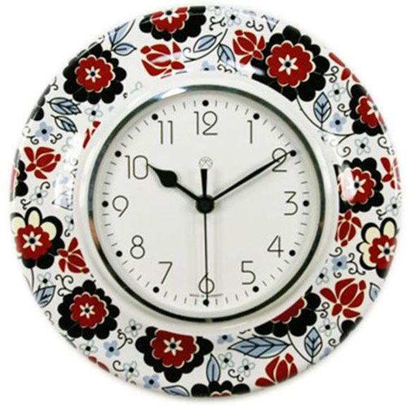 Funk-Küchenuhr Dekor / Retro-Look
