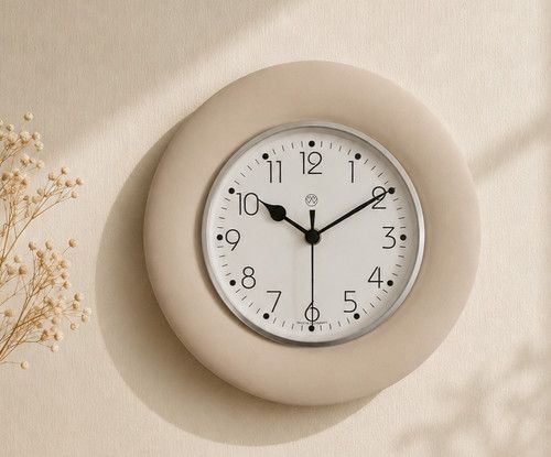Funk-Küchenuhr, Biskuit Sand-Beige