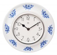 Quarz-Küchenuhr / blaue Blume Quarz-Küchenuhr / blaue Blume
