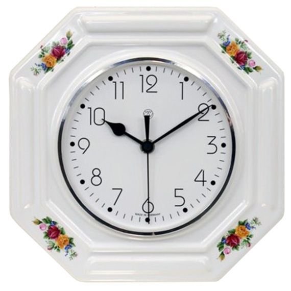 Funk-Küchenuhr / Rosen