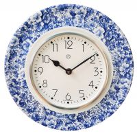 Quarz-Küchenuhr / Volldekor-blaues Meer Quarz-Küchenuhr / Volldekor-blaues Meer