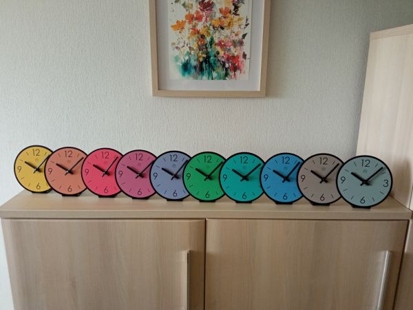 Tischuhren-Set 10