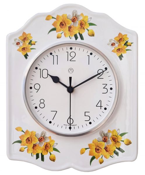 Funk-Küchenuhr / Narzissen