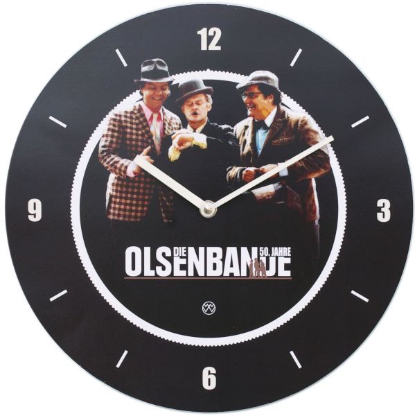 Quarz-Wanduhr / Olsenbande