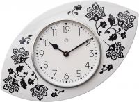 Quarz-Küchenuhr / schwarz-weiß Quarz-Küchenuhr / schwarz-weiß