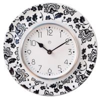 Quarz-Küchenuhr / schwarz-weiß Quarz-Küchenuhr / schwarz-weiß