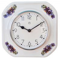 Quarz-Küchenuhr / Stiefmütterchen Quarz-Küchenuhr / Stiefmütterchen