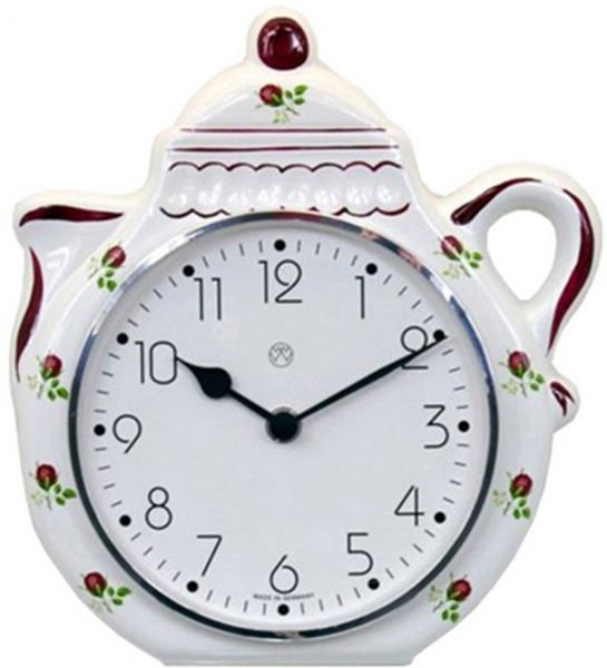 Quarz-Küchenuhr / Rosen