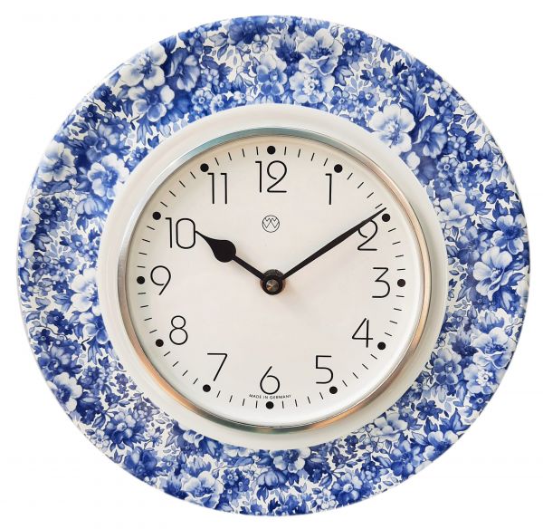 Quarz-Küchenuhr / Volldekor-blaues Meer