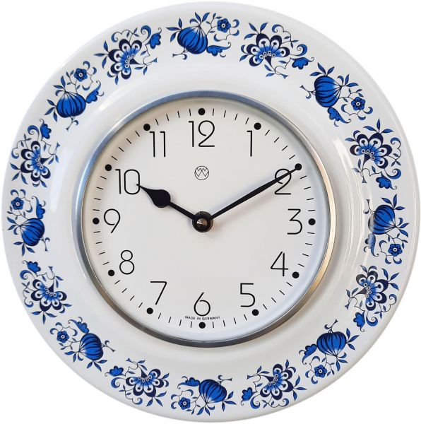 Quarz-Küchenuhr / Zwiebelmuster