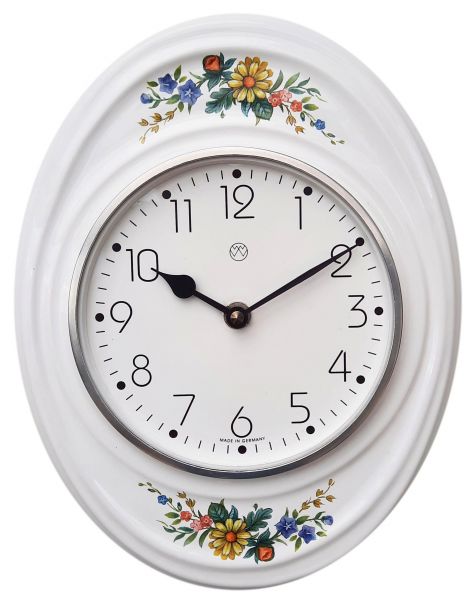 Quarz-Küchenuhr / Blütenzweig
